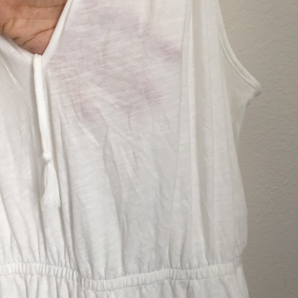 SOLD VS Swim • White Tassel Beach Boho Romper - Picture 6 of 8